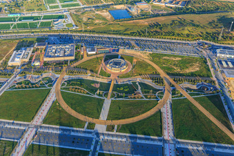 Research and Development Park Dehesa de Valme ,  Ciudad del Conocimiento vor der Universidad Loyola (Campus Sevilla) am Park Lago de la Vida in Dos Hermanas, Spanien