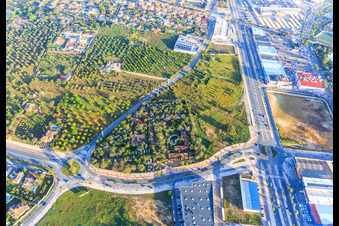 Camping Villsom Sevilla in Dos Hermanas, Spanien von oben