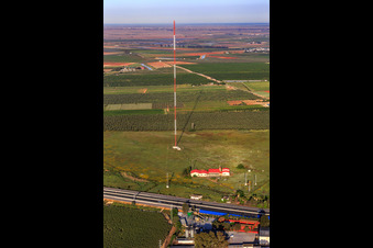 Radio-Sendemast Centro Emisor RNE AM in Dos Hermanas im Bundesland Sevilla, Spanien