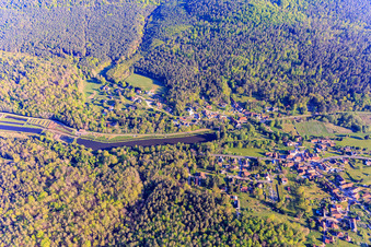 Fischteiche am Meisenbach in Sparsbach im Bundesland Bas-Rhin, Frankreich