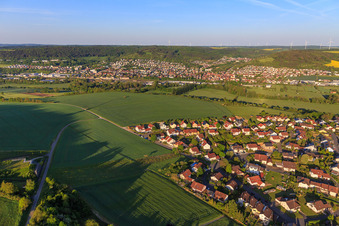 Friedhofstr im Ortsteil Gerlachsheim in Lauda-Königshofen im Bundesland Baden-Württemberg, Deutschland