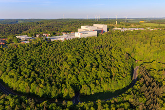 Luftaufnahme von Würth Industrie Service GmbH & Co. KG auf dem Drillberg aus Norden in Bad Mergentheim im Bundesland Baden-Württemberg, Deutschland
