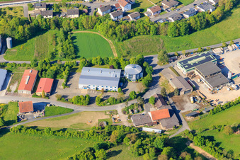 Industriegebiet Industriestr in Grünsfeld im Bundesland Baden-Württemberg, Deutschland