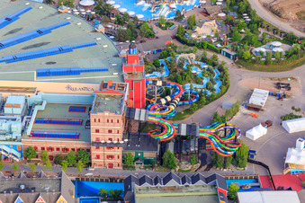 Vildfål - Freifall-Rutsche des Rulantica im Europapark Rust im Bundesland Baden-Württemberg, Deutschland