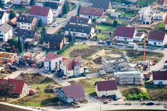 Drohnenbild von Am Höhenweg in Kandel im Bundesland Rheinland-Pfalz, Deutschland
