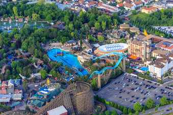 Whale Adventures, Atlantica SuperSplash und WODAN – Timburcoaster des Europapark Rust im Bundesland Baden-Württemberg, Deutschland