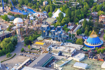 Euro-Mir und Museum Mir-Station des Europapark Rust im Bundesland Baden-Württemberg, Deutschland