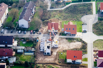 Schrägluftbild von Am Höhenweg in Kandel im Bundesland Rheinland-Pfalz, Deutschland