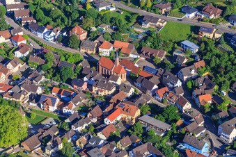 Markuskirche im Ortsteil Schmieheim in Kippenheim im Bundesland Baden-Württemberg, Deutschland