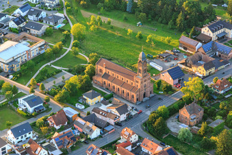 Kirche St. Leopold in Mahlberg im Bundesland Baden-Württemberg, Deutschland