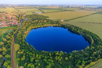 Froser See in Seeland im Bundesland Sachsen-Anhalt, Deutschland