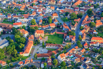 Domäne und Grundschule Prinzenhaus im Ortsteil Hoym in Seeland im Bundesland Sachsen-Anhalt, Deutschland