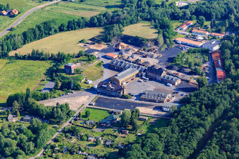 Saigerhüttengelände mit Paintballcenter Hettstedt im Bundesland Sachsen-Anhalt, Deutschland