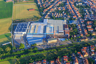Baumassnahmen auf dem Firmengelände von Kardex Remstar in Bellheim im Bundesland Rheinland-Pfalz, Deutschland