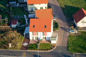 Im Unterfeld im Ortsteil Schaidt in Wörth am Rhein im Bundesland Rheinland-Pfalz, Deutschland von oben