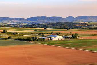 Luftaufnahme von Bauers Garten in Winden im Bundesland Rheinland-Pfalz, Deutschland