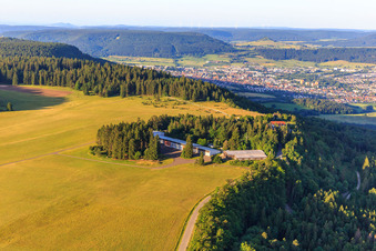 Luftbild von Aeroclub Klippeneck e.V. auf dem Segelfluggelände Klippeneck - AG der Fliegergruppen auf dem Klippeneck e.V in Denkingen im Bundesland Baden-Württemberg, Deutschland
