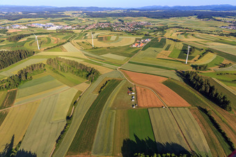 Luftbild von Sonderlandeplatz Motorschirm im Ortsteil Waldmössingen in Schramberg im Bundesland Baden-Württemberg, Deutschland