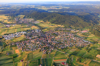 Ortsansicht von Südwesten in Vöhringen im Bundesland Baden-Württemberg, Deutschland