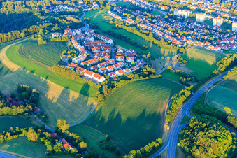 Luftbild von Neubaugebiet Hegneberg (Überlinger Straße) von Nordwesten in Rottweil im Bundesland Baden-Württemberg, Deutschland
