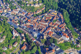 Historisches Stadtzentrum in Oberndorf am Neckar im Bundesland Baden-Württemberg, Deutschland