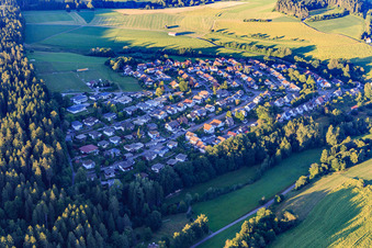 Ortsteil Halde Ost aus Westen im Ortsteil Wittlensweiler in Freudenstadt im Bundesland Baden-Württemberg, Deutschland