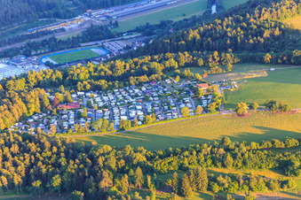 Freizeitpark Camping Schüttehof in Horb am Neckar im Bundesland Baden-Württemberg, Deutschland