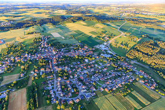 Ortsansicht aus Osten im Ortsteil Betra in Horb am Neckar im Bundesland Baden-Württemberg, Deutschland