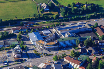 OTC ST. GEORGEN am Gewerbzentrum PE Gebäude Bau 8 am Bahnhof mit M&M Software GmbH, HMT – Häseler Metall Technik GmbH sowie EGT Gebäudetechnik GmbH - Standort St. Georgen im Ortsteil Saint Georgen im Schwarzwald in St. Georgen im Schwarzwald im Bundesland Baden-Württemberg, Deutschland