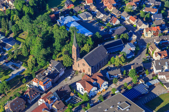 Lorenzkirche im Ortsteil Saint Georgen im Schwarzwald in St. Georgen im Schwarzwald im Bundesland Baden-Württemberg, Deutschland