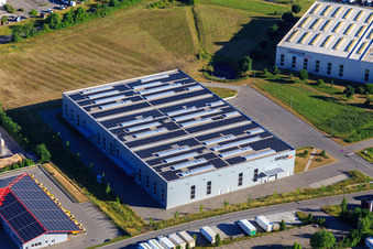 Lager der GRÄSSLIN SÜD GmbH im Ortsteil Weilersbach in Villingen-Schwenningen im Bundesland Baden-Württemberg, Deutschland