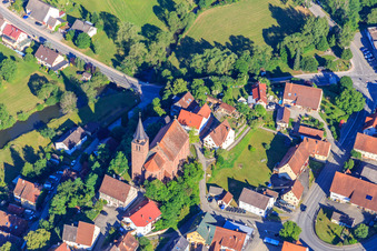 Kirche im Ortsteil Horgen in Zimmern ob Rottweil im Bundesland Baden-Württemberg, Deutschland