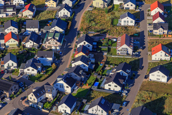 Veilchenweg, Rosenweg in Kandel im Bundesland Rheinland-Pfalz, Deutschland