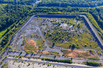 Bergenhalde in Ensdorf im Bundesland Saarland, Deutschland