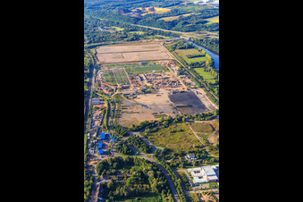 Gelände des ehemaligen VSE AG Kraftwerk Ensdorf im Bundesland Saarland, Deutschland