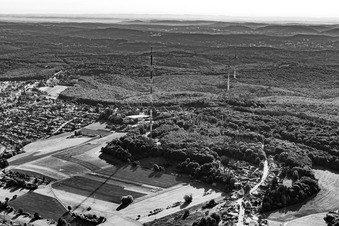 Sendeanlage Püttlingen-Schoksberg im Ortsteil Köllerbach im Bundesland Saarland, Deutschland