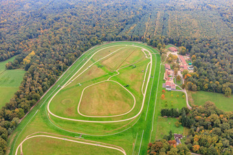 Hippodrome de la hardt der Soc Des Courses de Wissembourg im Ortsteil Altenstadt im Bundesland Bas-Rhin, Frankreich