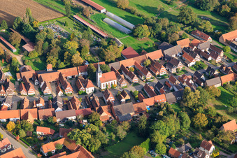 Rue des Églises in Seebach im Bundesland Bas-Rhin, Frankreich