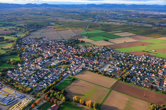 Ortsübersichta aus Südosten in Rohrbach im Bundesland Rheinland-Pfalz, Deutschland