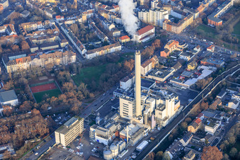 GML – Gemeinschafts-Müllheizkraftwerk Ludwigshafen GmbH im Ortsteil Hemshof in Ludwigshafen am Rhein im Bundesland Rheinland-Pfalz, Deutschland