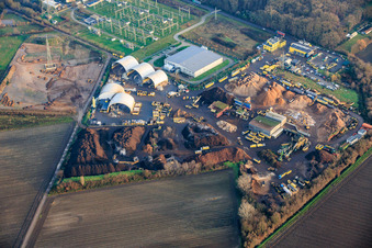 Wertstoffhof Mutterstadt/Limburgerhof im Bundesland Rheinland-Pfalz, Deutschland