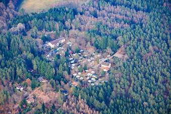 Camping Bethof und Naturfreundehaus Bethof im Ortsteil Lauterschwan in Vorderweidenthal im Bundesland Rheinland-Pfalz, Deutschland