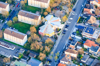 Kath. Kindergarten St. Hedwig an der Von-Kieffer-Straße im Ortsteil Gartenstadt in Ludwigshafen am Rhein im Bundesland Rheinland-Pfalz, Deutschland