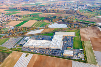 Firmengelände der Joseph Vögele AG im Ortsteil Rheingönheim in Ludwigshafen am Rhein im Bundesland Rheinland-Pfalz, Deutschland