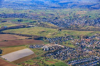 Golfplatz Golfpark Karlsruhe - GOLF absolute am Gut Batzenhof im Ortsteil Hohenwettersbach im Bundesland Baden-Württemberg, Deutschland