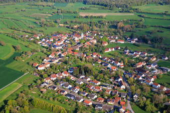 Medelsheim von Südosten in Gersheim im Bundesland Saarland, Deutschland
