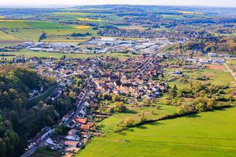 Webenheim von Norden in Blieskastel im Bundesland Saarland, Deutschland