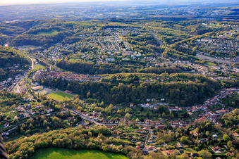 Hombourg-Haut von Südosten im Bundesland Moselle, Frankreich