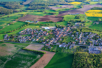 Lachambre von Westen im Bundesland Moselle, Frankreich