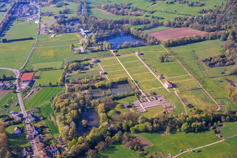 Europäischer Kulturpark Bliesbruck-Reinheim mit Gallo-römische Villa von Reinheim in Gersheim im Bundesland Saarland, Deutschland
